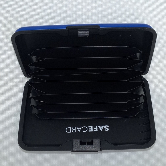 NEW Safecard Memo Card Credit Card Document Holder Aluminum Metal Card Holder - Picture 4 of 4